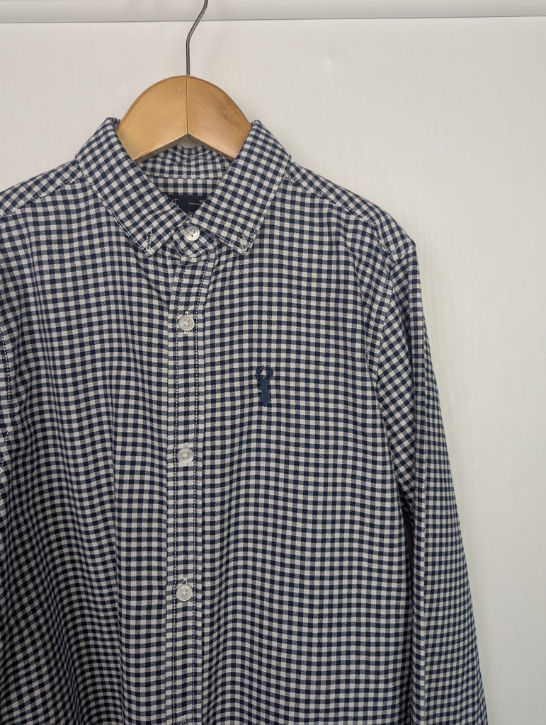 Next Plaid Long Sleeve Shirt - Boys 9 Years Little Ones Preloved Used, Preloved, Preworn Baby, Girls & Boys Clothes. Kids & Children's second hand Clothing UK Online. Cheap affordable. Brands including Next, Joules, Nutmeg Morrisons, TU, F&F, H&M.