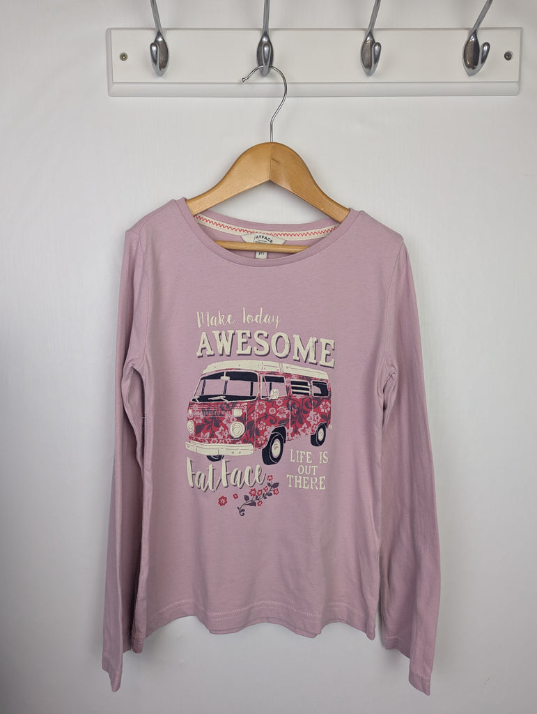 FatFace Campervan Top - Girls 6-7 Years Little Ones Preloved Used, Preloved, Preworn Baby, Girls & Boys Clothes. Kids & Children's second hand Clothing UK Online. Cheap affordable. Brands including Next, Joules, Nutmeg Morrisons, TU, F&F, H&M.