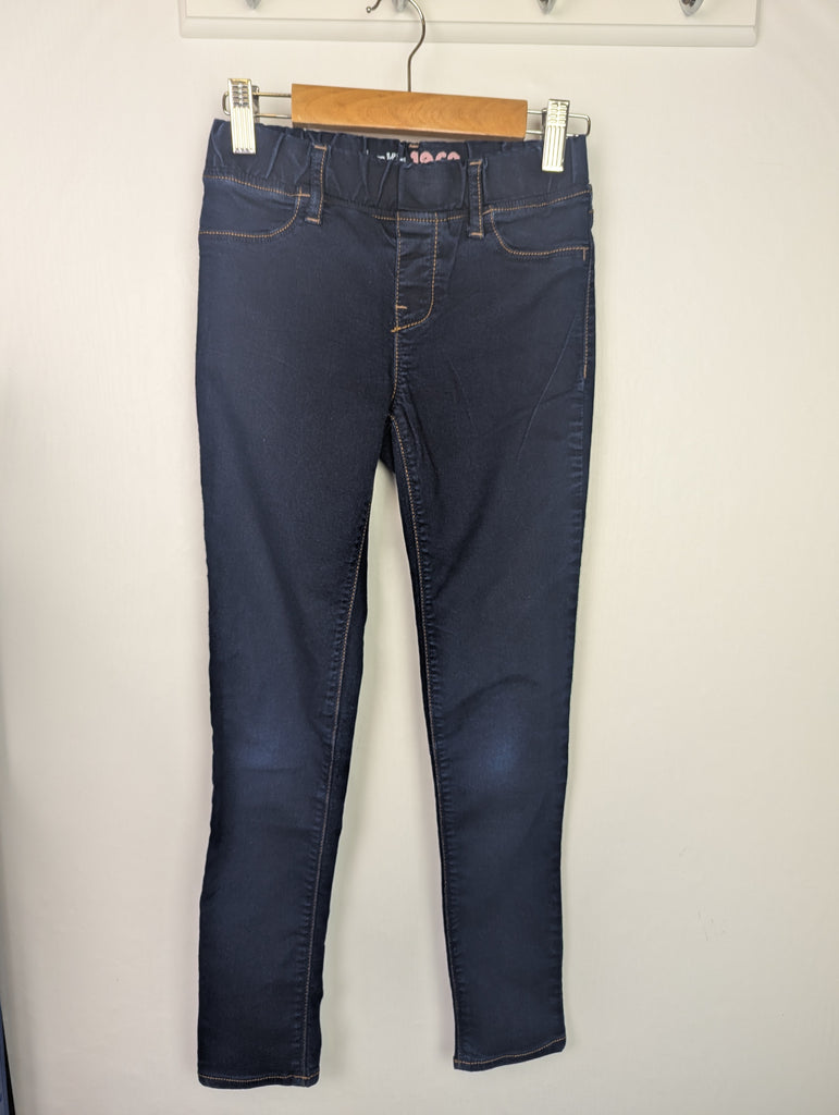 Gap Dark Blue Denim Jeggings - Girls 8 Years Little Ones Preloved Used, Preloved, Preworn Baby, Girls & Boys Clothes. Kids & Children's second hand Clothing UK Online. Cheap affordable. Brands including Next, Joules, Nutmeg Morrisons, TU, F&F, H&M.