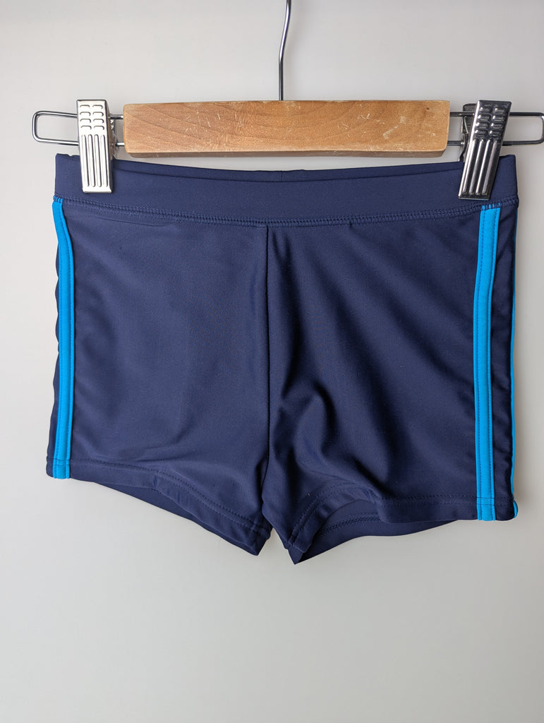 TU Navy Swim Shorts - Boys 4 Years Little Ones Preloved Used, Preloved, Preworn Baby, Girls & Boys Clothes. Kids & Children's second hand Clothing UK Online. Cheap affordable. Brands including Next, Joules, Nutmeg Morrisons, TU, F&F, H&M.