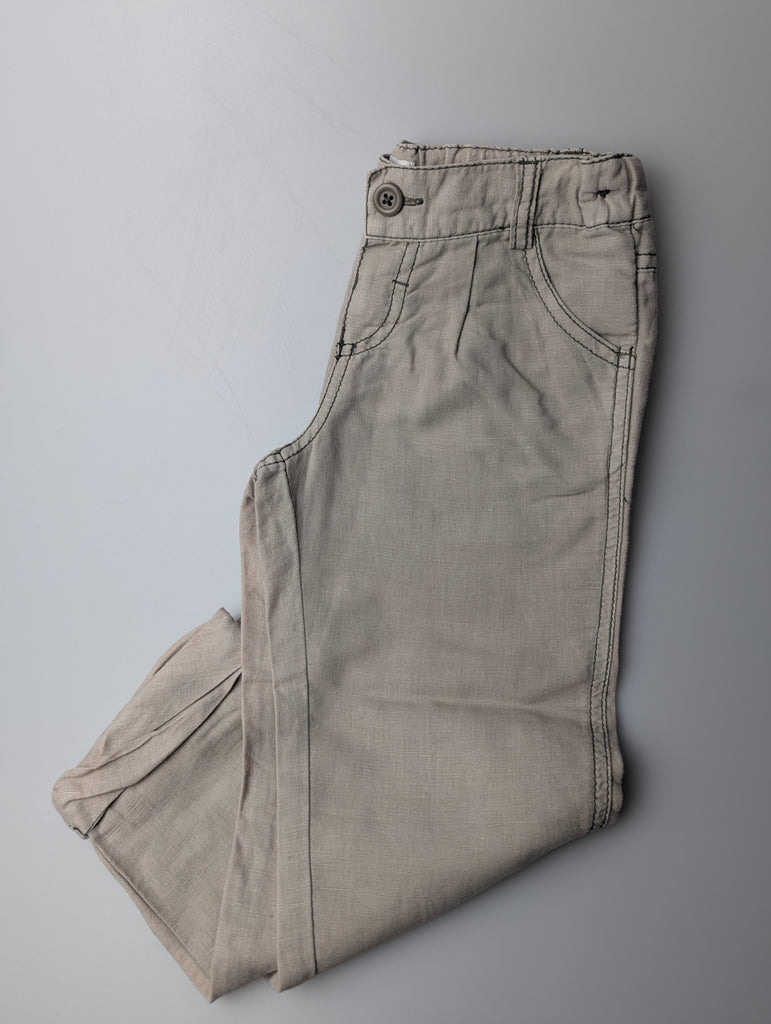 M&S Cotton & Linen Trousers - Boys 3-4 Years Little Ones Preloved Used, Preloved, Preworn Baby, Girls & Boys Clothes. Kids & Children's second hand Clothing UK Online. Cheap affordable. Brands including Next, Joules, Nutmeg Morrisons, TU, F&F, H&M.