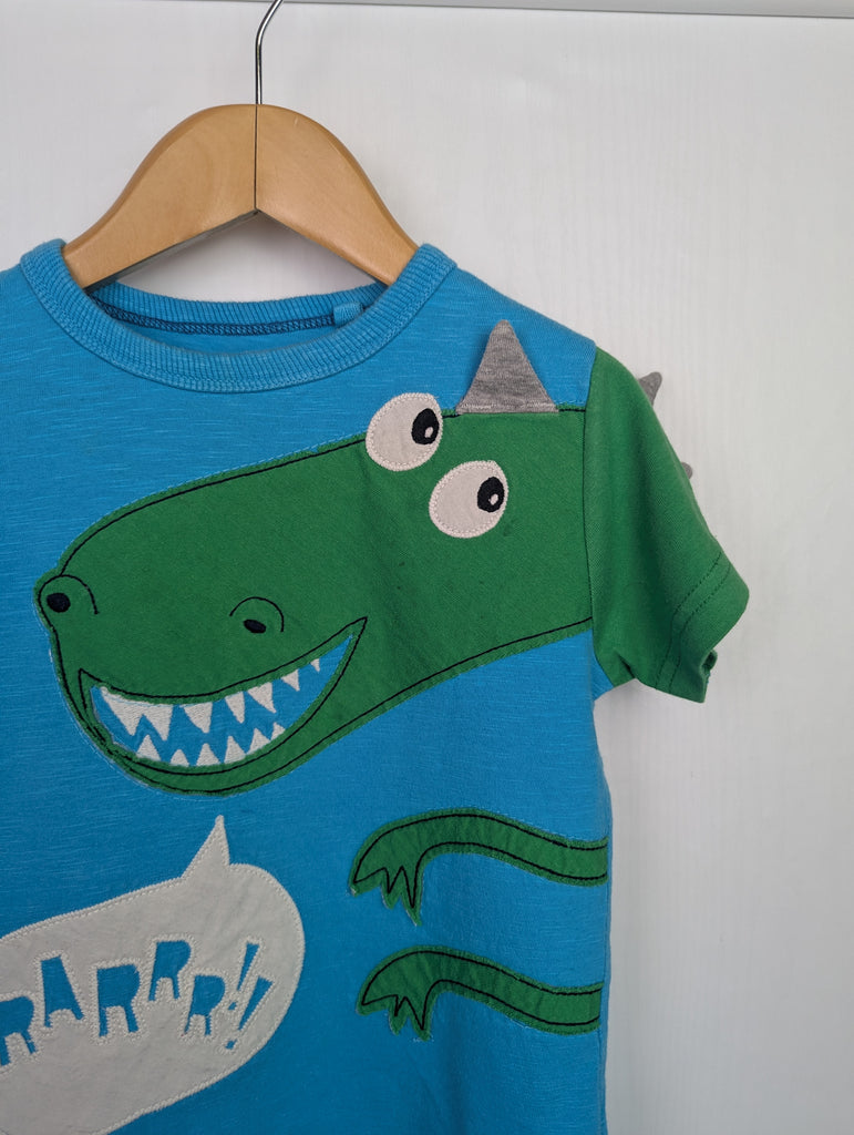 Next Dinosaur Top - Boys 2-3 Years Little Ones Preloved Used, Preloved, Preworn Baby, Girls & Boys Clothes. Kids & Children's second hand Clothing UK Online. Cheap affordable. Brands including Next, Joules, Nutmeg Morrisons, TU, F&F, H&M.