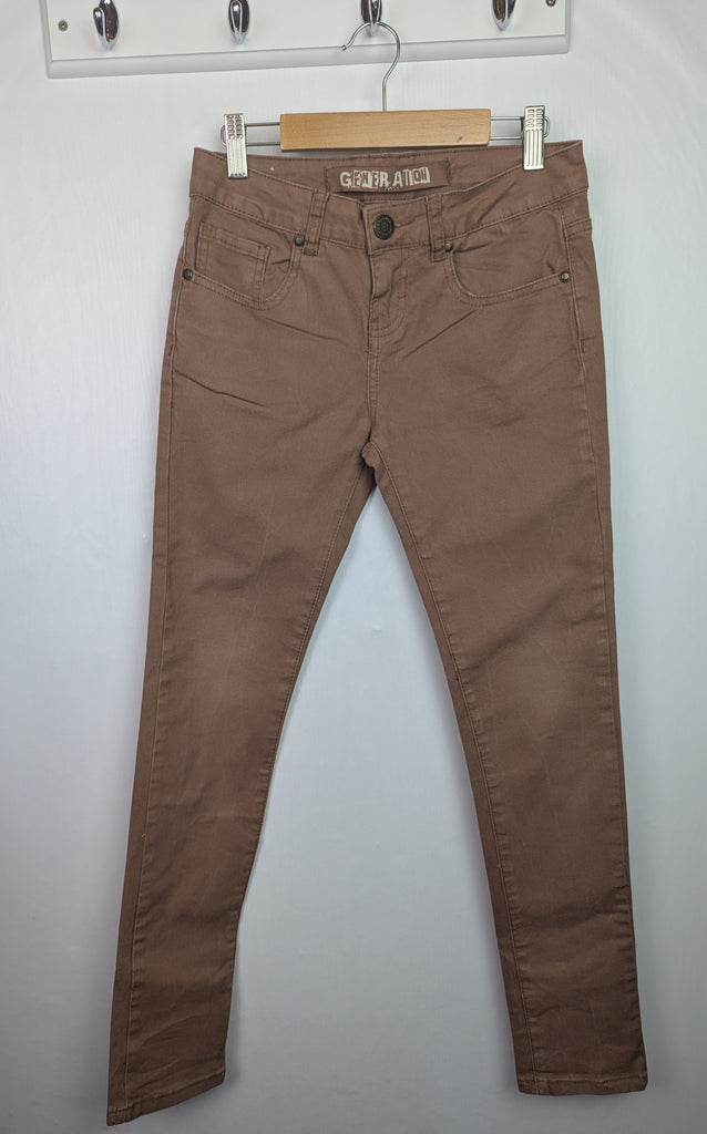 New-Look Brown Jeans - Girls 12 Years Little Ones Preloved Used, Preloved, Preworn Baby, Girls & Boys Clothes. Kids & Children's second hand Clothing UK Online. Cheap affordable. Brands including Next, Joules, Nutmeg Morrisons, TU, F&F, H&M.