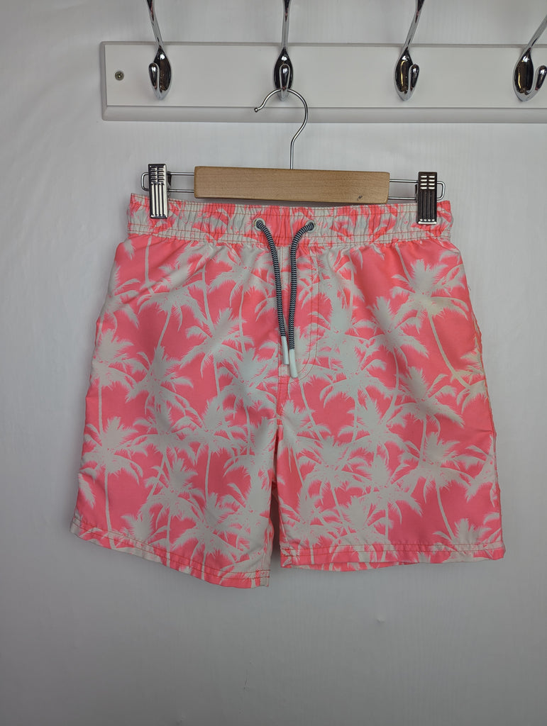 M&S Pink & White Swim Shorts - Boys 8-9 Years Little Ones Preloved Used, Preloved, Preworn Baby, Girls & Boys Clothes. Kids & Children's second hand Clothing UK Online. Cheap affordable. Brands including Next, Joules, Nutmeg Morrisons, TU, F&F, H&M.