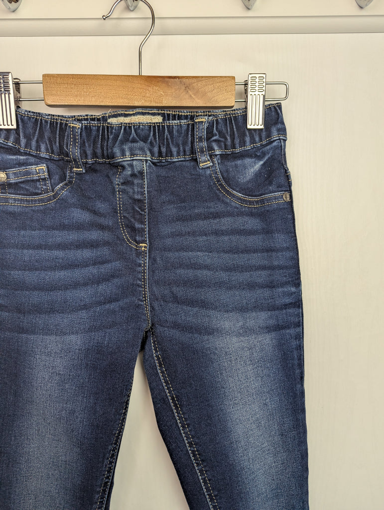 Next Dark Denim Jeggings - Unisex 9 Years Little Ones Preloved Used, Preloved, Preworn Baby, Girls & Boys Clothes. Kids & Children's second hand Clothing UK Online. Cheap affordable. Brands including Next, Joules, Nutmeg Morrisons, TU, F&F, H&M.