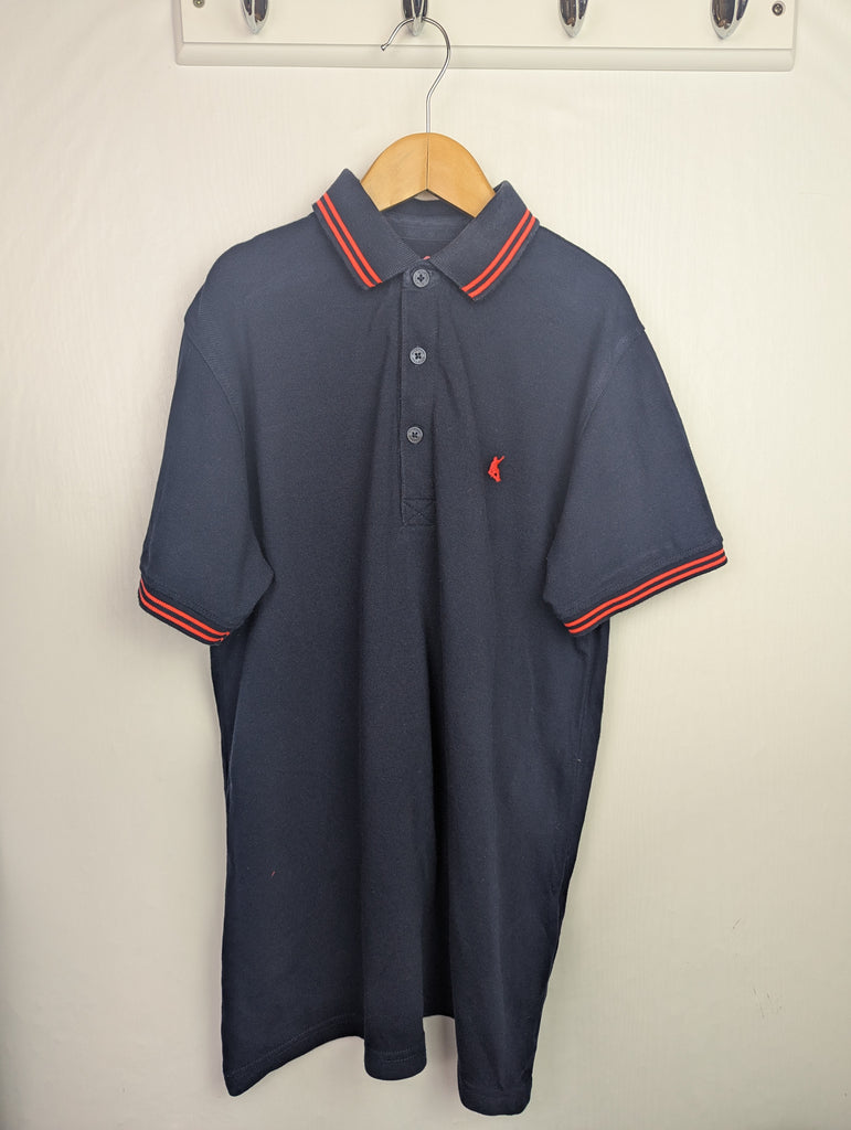 Blue Zoo Navy Polo Shirt - Boyd 12-13 Years Little Ones Preloved Used, Preloved, Preworn Baby, Girls & Boys Clothes. Kids & Children's second hand Clothing UK Online. Cheap affordable. Brands including Next, Joules, Nutmeg Morrisons, TU, F&F, H&M.