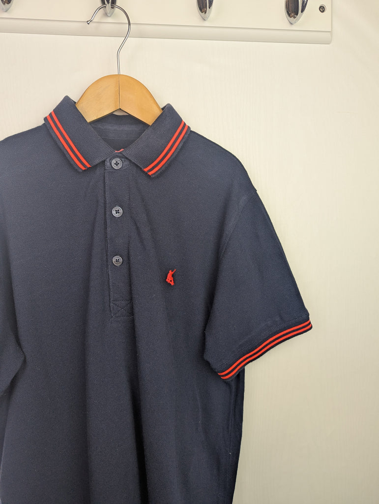 Blue Zoo Navy Polo Shirt - Boyd 12-13 Years Little Ones Preloved Used, Preloved, Preworn Baby, Girls & Boys Clothes. Kids & Children's second hand Clothing UK Online. Cheap affordable. Brands including Next, Joules, Nutmeg Morrisons, TU, F&F, H&M.