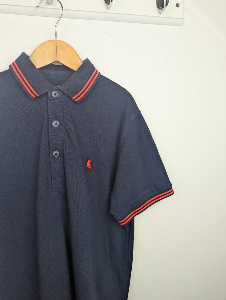 Blue Zoo Navy Polo Shirt - Boyd 12-13 Years Little Ones Preloved Used, Preloved, Preworn Baby, Girls & Boys Clothes. Kids & Children's second hand Clothing UK Online. Cheap affordable. Brands including Next, Joules, Nutmeg Morrisons, TU, F&F, H&M.