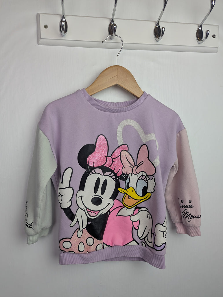 F&F Disney Minnie Jumper - Girls 3-4 Years Little Ones Preloved Used, Preloved, Preworn Baby, Girls & Boys Clothes. Kids & Children's second hand Clothing UK Online. Cheap affordable. Brands including Next, Joules, Nutmeg Morrisons, TU, F&F, H&M.