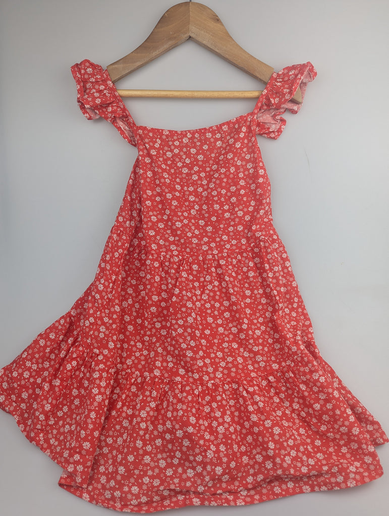 Primark Red Floral Dress - Girls 4-5 Years Little Ones Preloved Used, Preloved, Preworn Baby, Girls & Boys Clothes. Kids & Children's second hand Clothing UK Online. Cheap affordable. Brands including Next, Joules, Nutmeg Morrisons, TU, F&F, H&M.