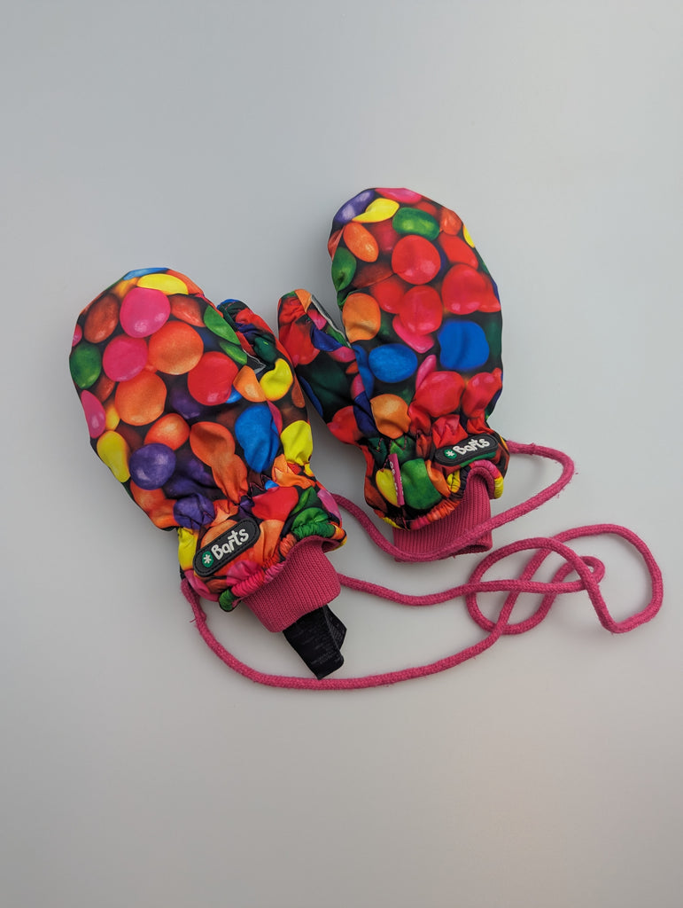 Barts Sweets Mittens - Girls 4-6 Years Little Ones Preloved Used, Preloved, Preworn Baby, Girls & Boys Clothes. Kids & Children's second hand Clothing UK Online. Cheap affordable. Brands including Next, Joules, Nutmeg Morrisons, TU, F&F, H&M.