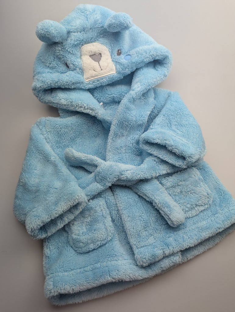 Studio Blue Bear Dressing Gown - Boys 0-6 Months Little Ones Preloved Used, Preloved, Preworn Baby, Girls & Boys Clothes. Kids & Children's second hand Clothing UK Online. Cheap affordable. Brands including Next, Joules, Nutmeg Morrisons, TU, F&F, H&M.