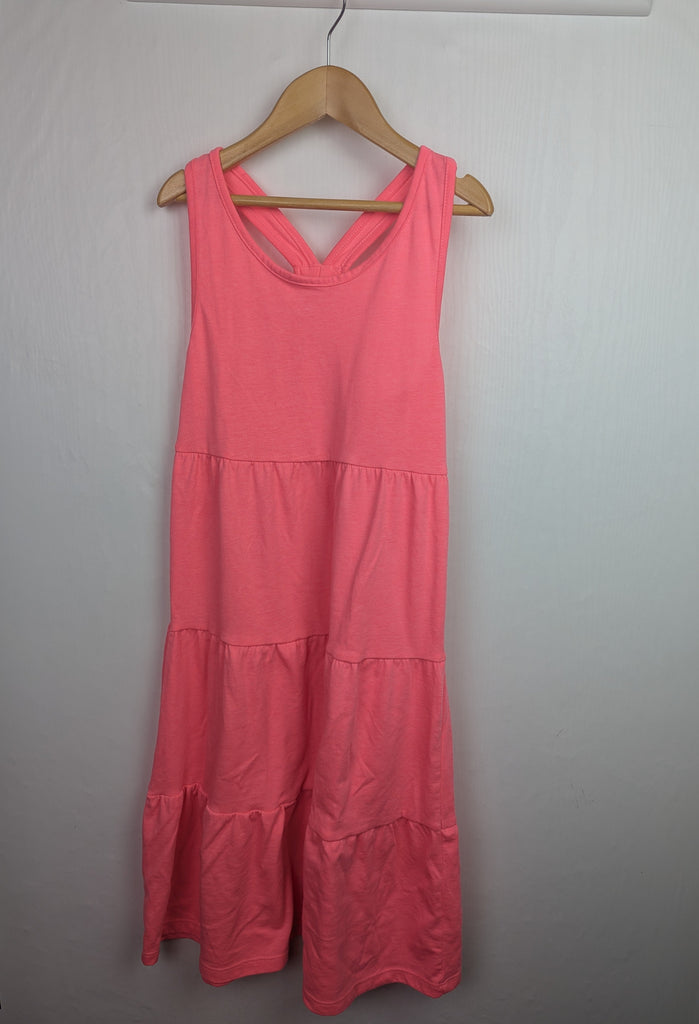 Nutmeg Hot Pink Layered Dress - Girls 8-9 Years Little Ones Preloved Used, Preloved, Preworn Baby, Girls & Boys Clothes. Kids & Children's second hand Clothing UK Online. Cheap affordable. Brands including Next, Joules, Nutmeg Morrisons, TU, F&F, H&M.