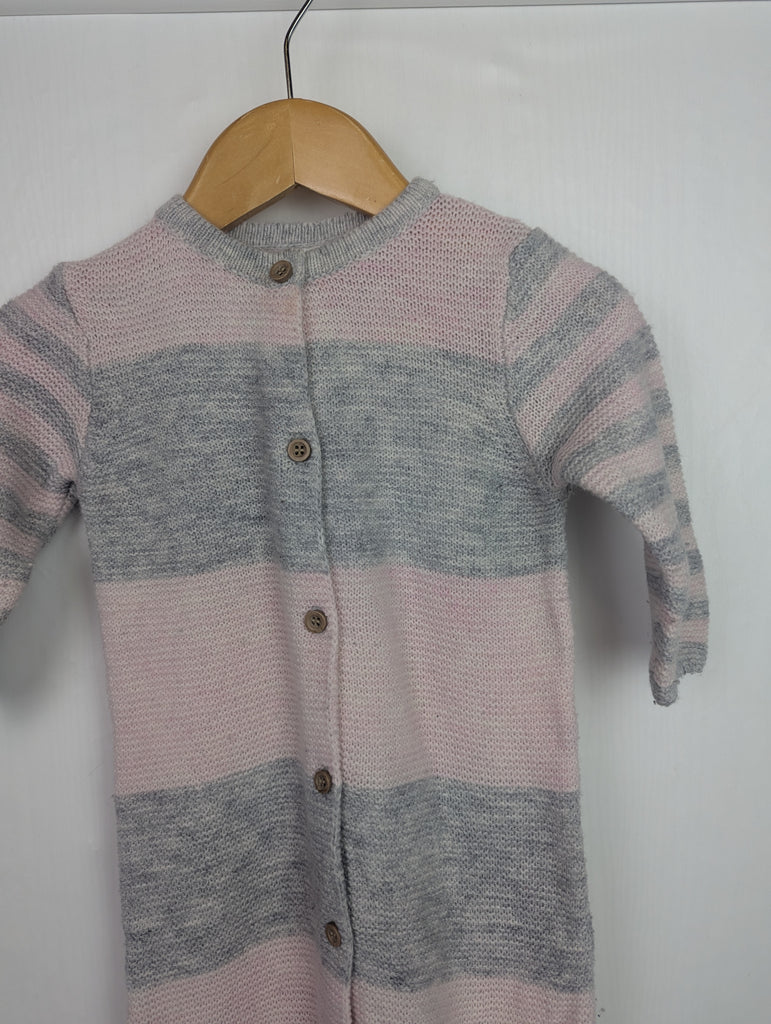 Next Knit Romper - Baby Girls 3-6 Months Little Ones Preloved Second Hand Baby, Girls & Boys Clothes. UK Postage