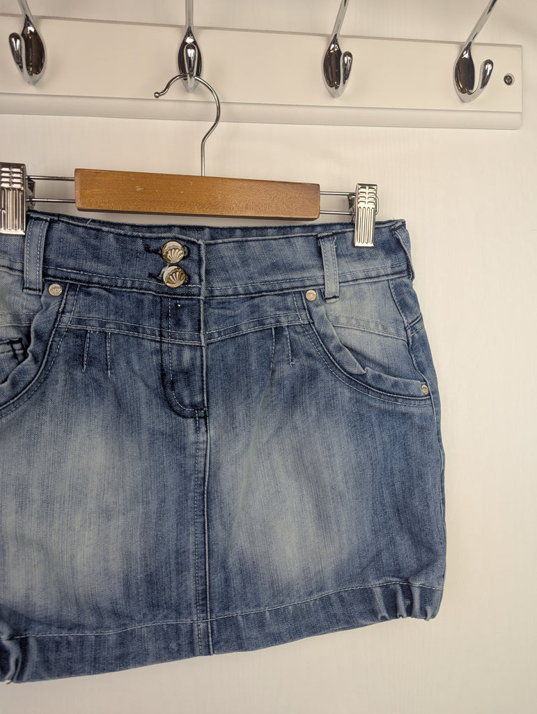 Okay Denim Skirt - Girls 11-12 Years Little Ones Preloved Second Hand Baby, Girls & Boys Clothes. UK Postage
