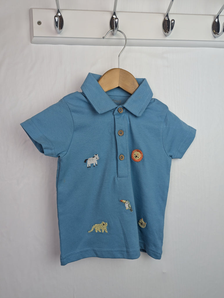 Nutmeg Animal Top - Boys 9-12 Months Little Ones Preloved Second Hand Baby, Girls & Boys Clothes. UK Postage