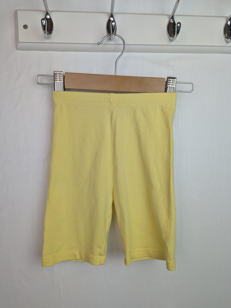 Matalan Yellow Cycle Shorts - Girls 3-4 Years Little Ones Preloved Second Hand Baby, Girls & Boys Clothes. UK Postage