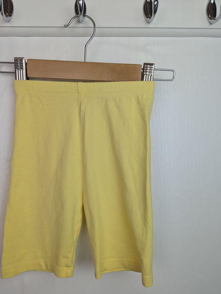 Matalan Yellow Cycle Shorts - Girls 3-4 Years Little Ones Preloved Second Hand Baby, Girls & Boys Clothes. UK Postage