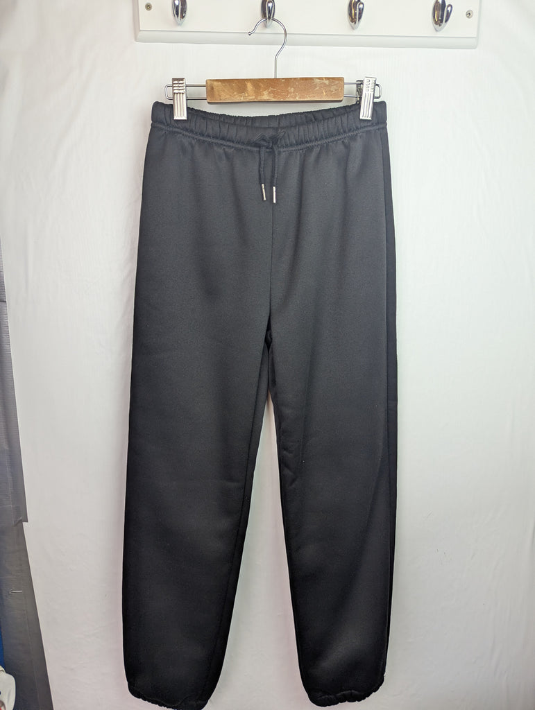 Shein Black Jogging Bottoms - Unisex 12 Years Little Ones Preloved Second Hand Baby, Girls & Boys Clothes. UK Postage