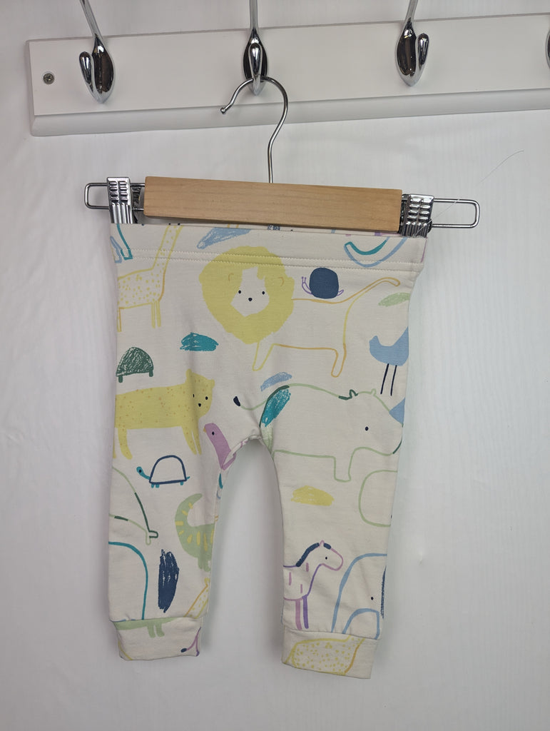 NWOT's George Animals Leggings - Unisex 0-3 Months Little Ones Preloved Second Hand Baby, Girls & Boys Clothes. UK Postage