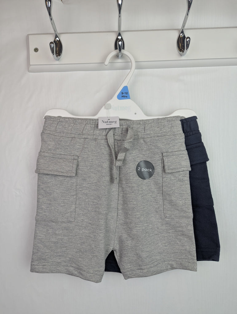 NWT's Nutmeg 2-Pack Shorts - Boys 9-12 Months Little Ones Preloved Second Hand Baby, Girls & Boys Clothes. UK Postage