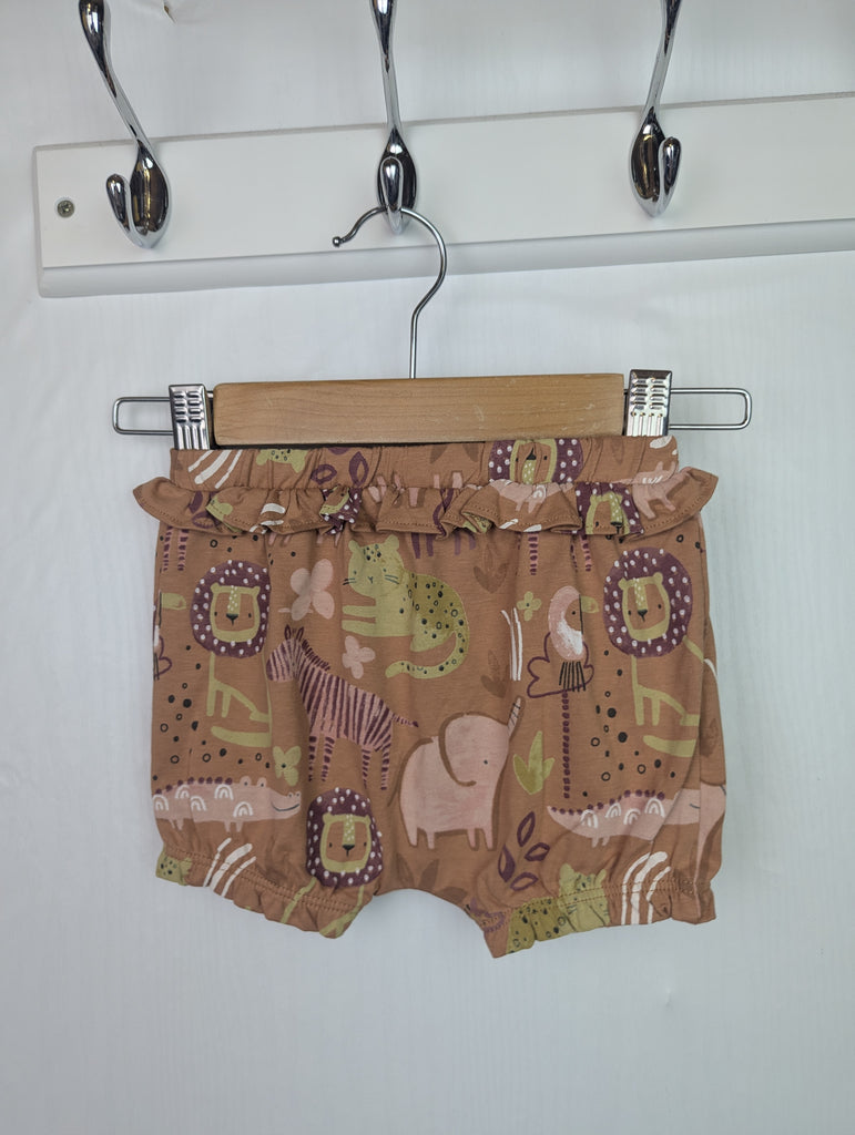 TU Ruffle Animal Shorts - Girls 0-3 Months Little Ones Preloved Second Hand Baby, Girls & Boys Clothes. UK Postage