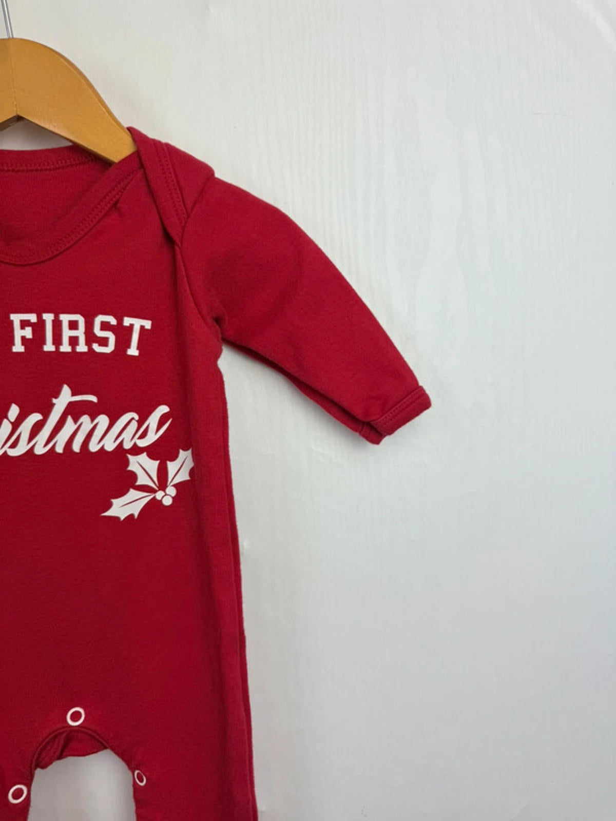 My First Christmas Sleepsuit - Unisex 0-3 Months