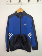 Adidas Blue Tacksuit Top - Boys 6 - 7 Years - Little Ones Preloved. Second Hand Children's & Preloved Baby, Kids, Girls & Boys Clothes. UK online