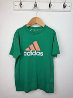 Adidas Green Short Sleeve Top - Unisex 9 - 10 Years - Little Ones Preloved. Second Hand Children's & Preloved Baby, Kids, Girls & Boys Clothes. UK online