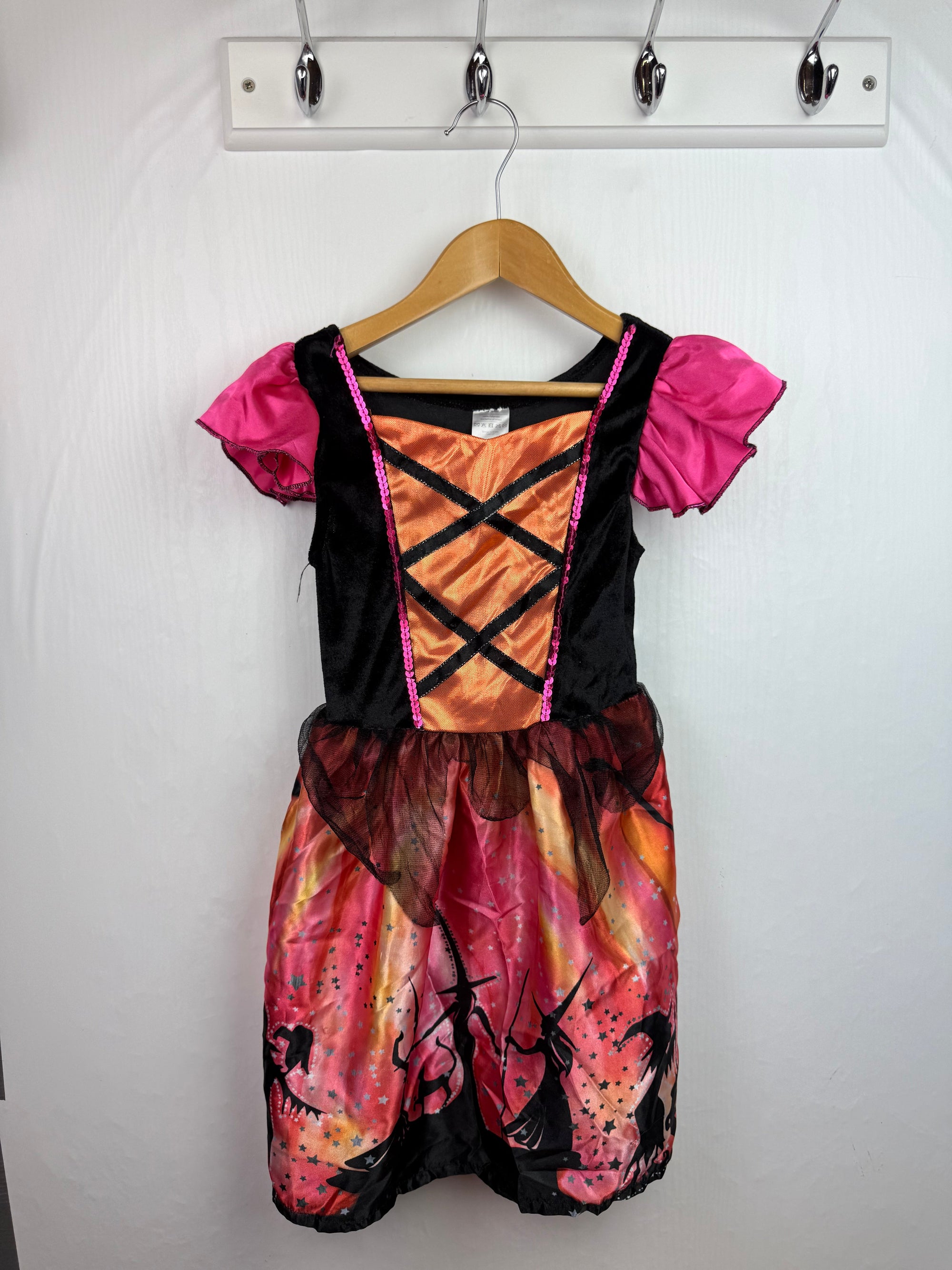 Aldi Witch Halloween Dress - Girls 3 - 4 Years - Little Ones Preloved. Second Hand Children's & Preloved Baby, Kids, Girls & Boys Clothes. UK online
