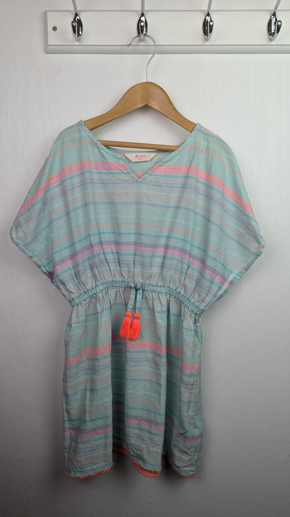 Angels Blue & Pink Kaftan Dress - Girls 7-8 Years Angels Used, Preloved, Preworn & Second Hand Baby, Kids & Children's Clothing UK Online. Cheap affordable. Brands including Next, Joules, Nutmeg Morrisons, TU, F&F, H&M.