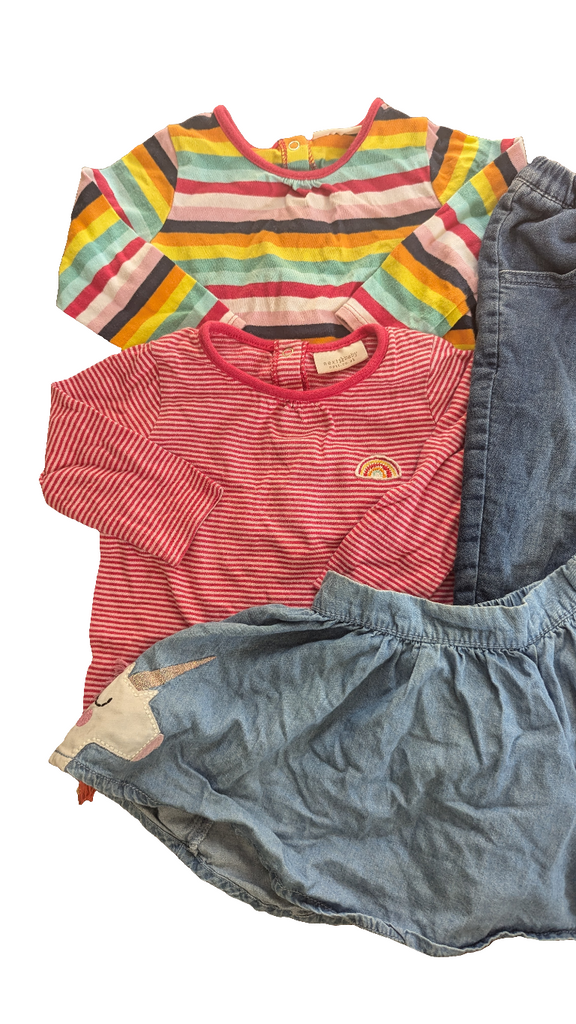 Next Rainbow Outfit Bundle - Girls 3-6 Months Next Used, Preloved, Preworn & Second Hand Baby, Kids & Children's Clothing UK Online. Cheap affordable. Brands including Next, Joules, Nutmeg Morrisons, TU, F&F, H&M.