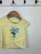 Bambini Yellow Floral Top - Girls 3 - 6 Months - Little Ones Preloved. Second Hand Children's & Preloved Baby, Kids, Girls & Boys Clothes. UK online