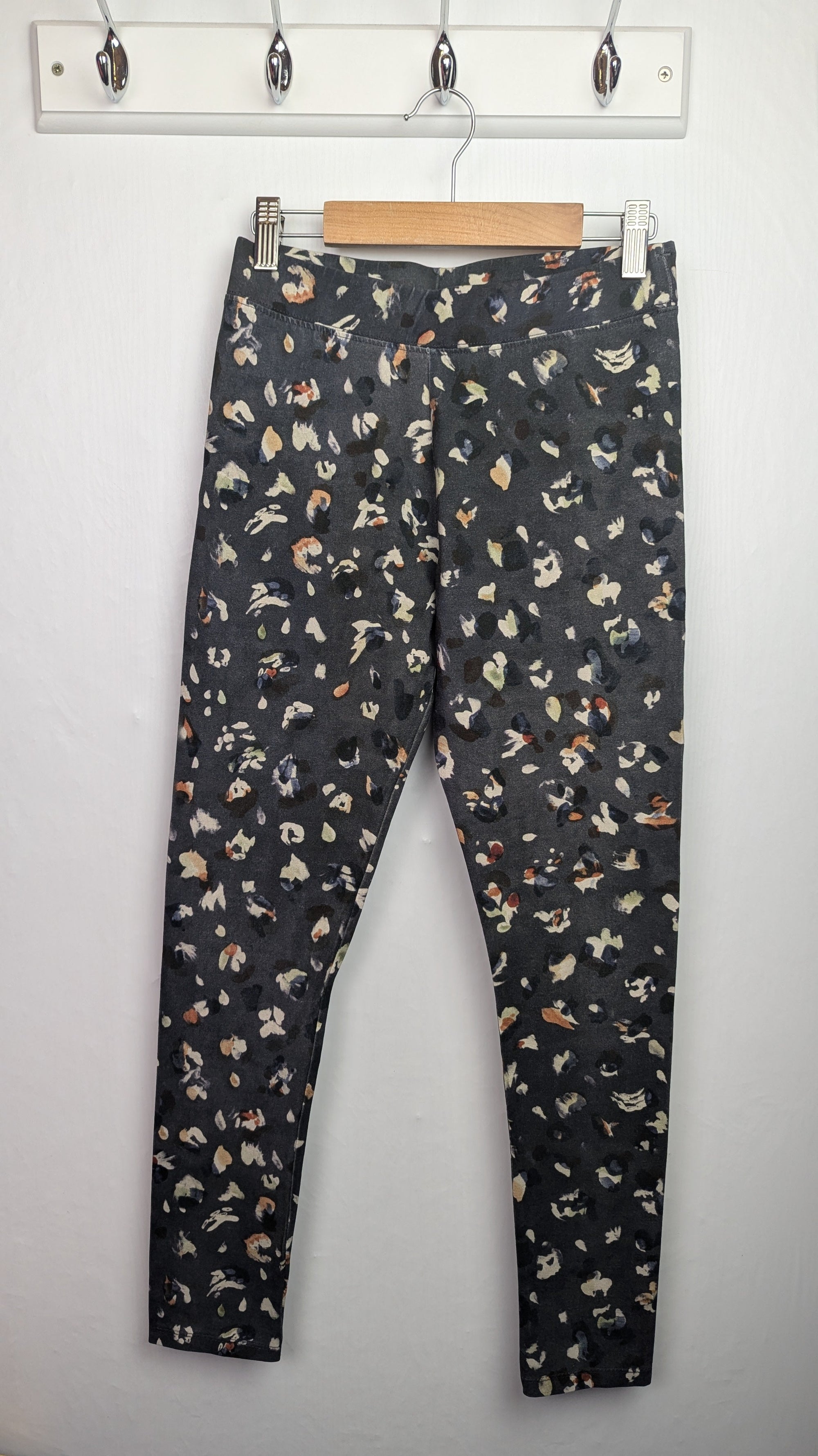 Bellerose Grey Floral Leggings - Girls 14 Years - Little Ones Preloved. Second Hand Children's & Preloved Baby, Kids, Girls & Boys Clothes. UK online