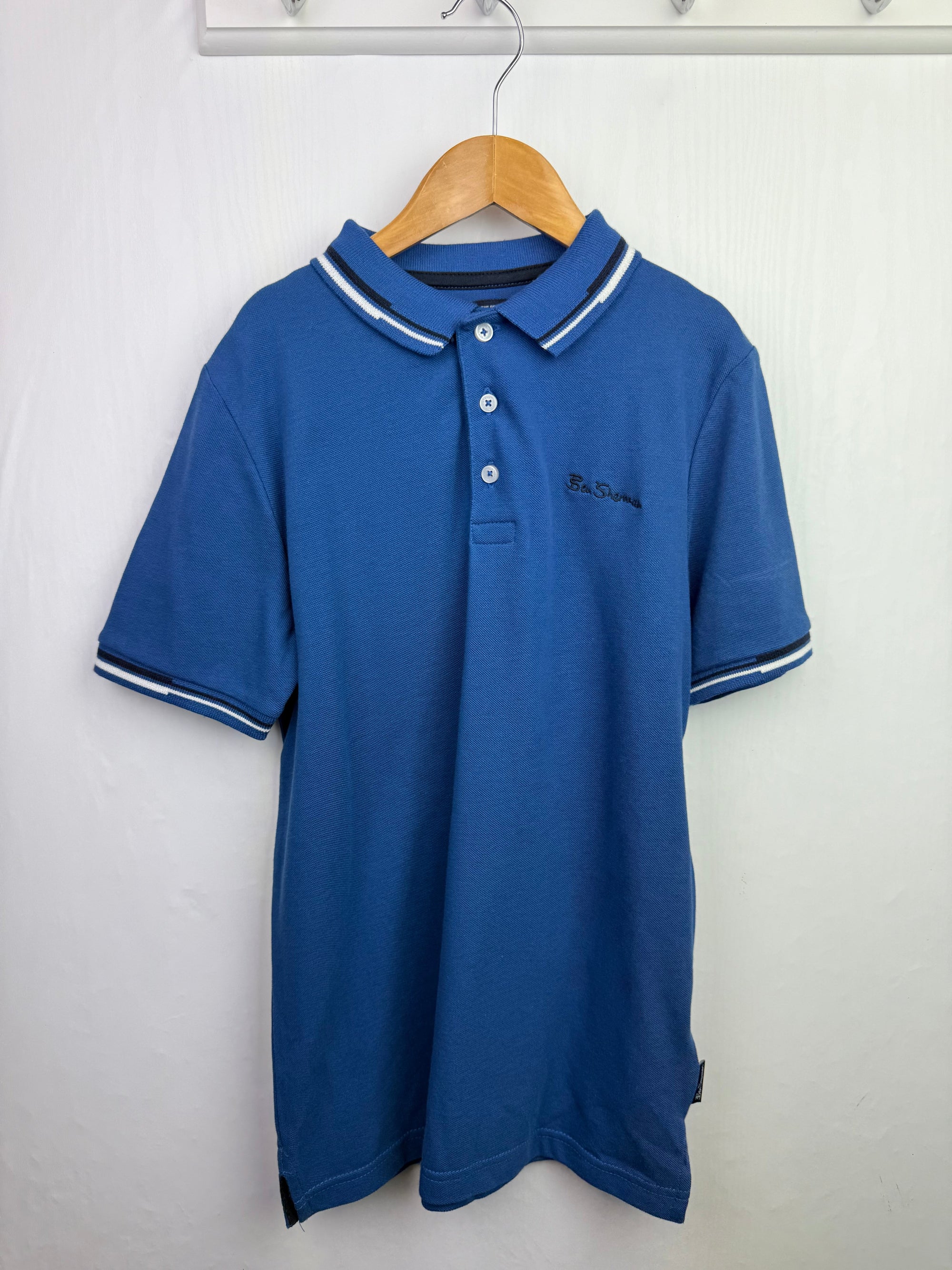 Ben Sherman Blue Polo Shirt - Boys 10 - 11 Years - Little Ones Preloved. Second Hand Children's & Preloved Baby, Kids, Girls & Boys Clothes. UK online