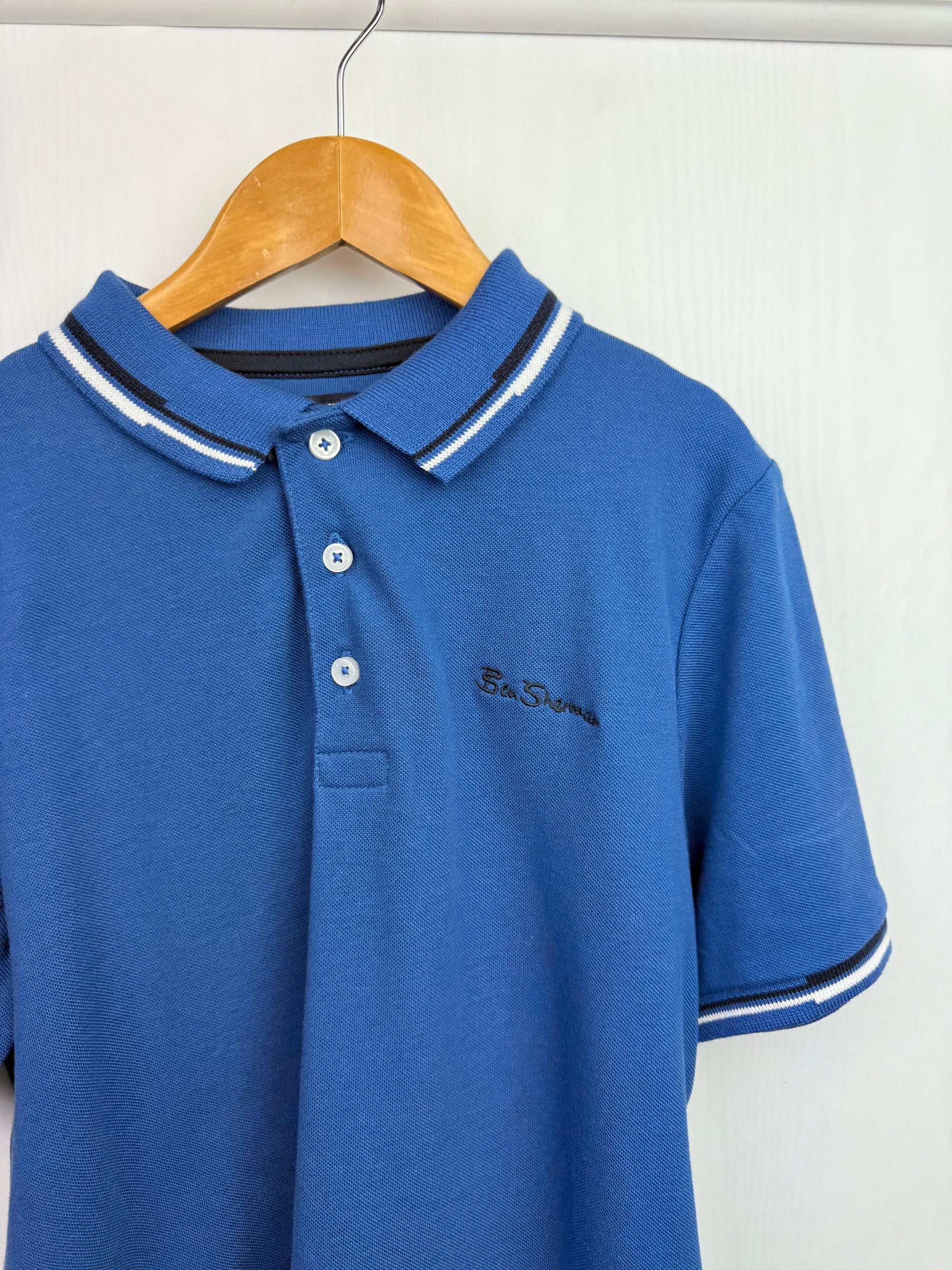 Ben Sherman Blue Polo Shirt - Boys 10 - 11 Years - Little Ones Preloved. Second Hand Children's & Preloved Baby, Kids, Girls & Boys Clothes. UK online