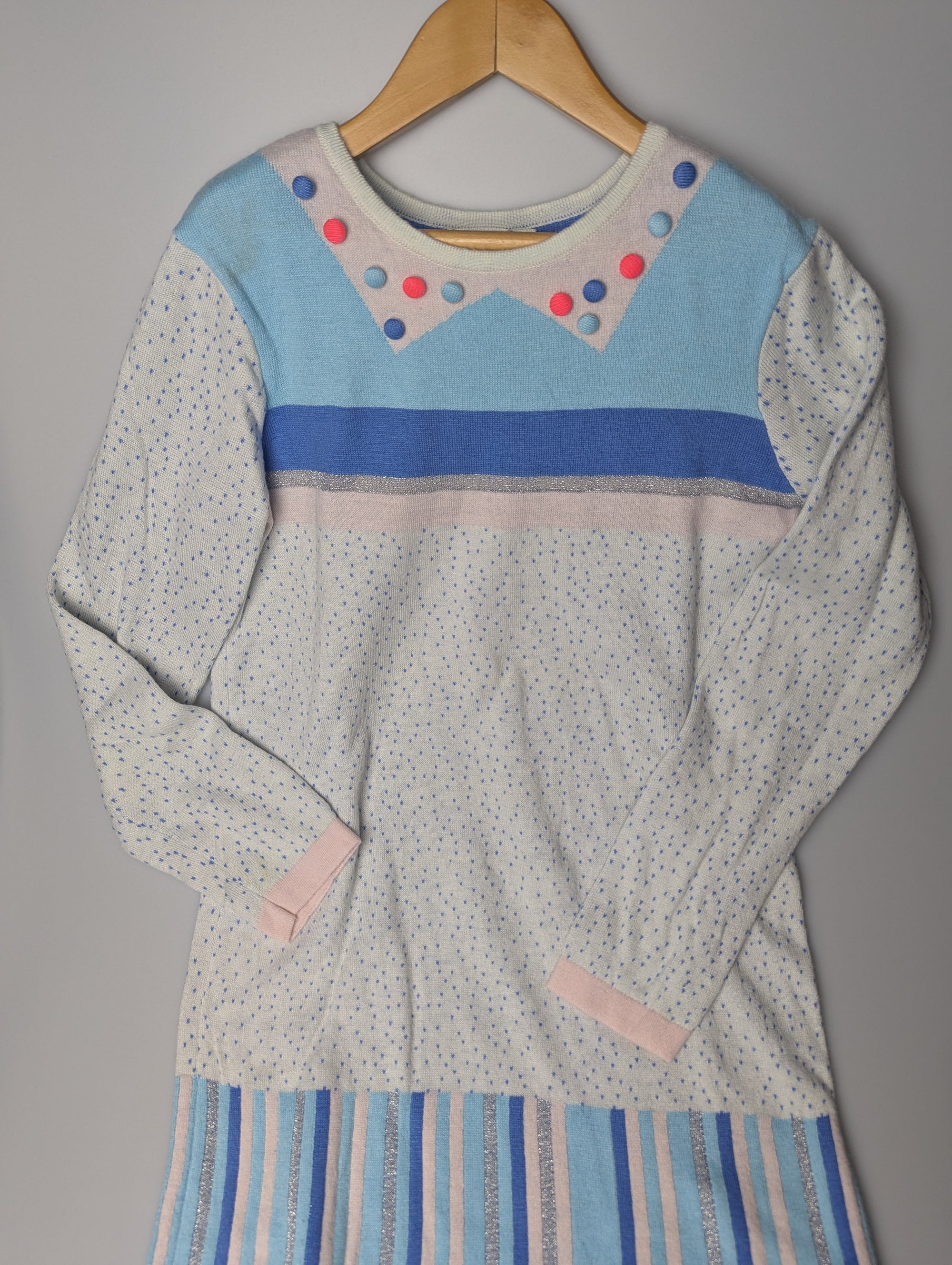 Billie Blush Blue Jumper Dress - Girls 8 Years - Little Ones Preloved. Second Hand Children's & Preloved Baby, Kids, Girls & Boys Clothes. UK online