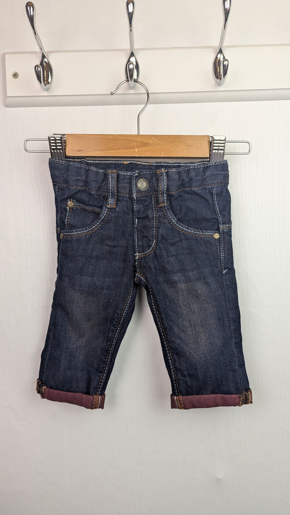 Blue Seven Dark Denim Jeans - Boys 3-6 Months Blue Seven Used, Preloved, Preworn & Second Hand Baby, Kids & Children's Clothing UK Online. Cheap affordable. Brands including Next, Joules, Nutmeg Morrisons, TU, F&F, H&M.