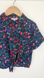Blue Zoo Floral Cropped Top - Girls 10 Years - Little Ones Preloved. Second Hand Children's & Preloved Baby, Kids, Girls & Boys Clothes. UK online