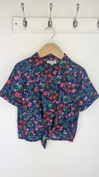 Blue Zoo Floral Cropped Top - Girls 10 Years - Little Ones Preloved. Second Hand Children's & Preloved Baby, Kids, Girls & Boys Clothes. UK online