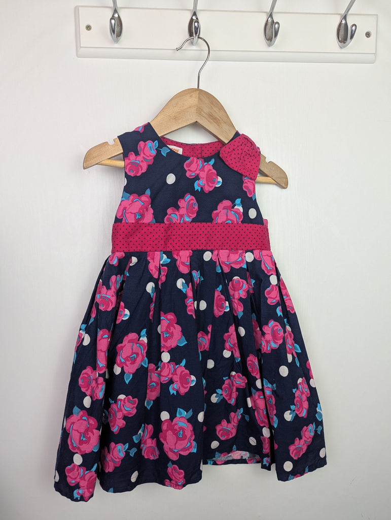 Blue Zoo Pink Floral Dress - Girls 18-24 Months Little Ones Preloved Used, Preloved, Preworn Baby, Girls & Boys Clothes. Kids & Children's second hand Clothing UK Online. Cheap affordable. Brands including Next, Joules, Nutmeg Morrisons, TU, F&F, H&M.