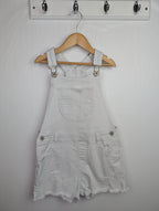 Blue Zoo White Denim Dungarees - Girls 9 Years - Little Ones Preloved. Second Hand Children's & Preloved Baby, Kids, Girls & Boys Clothes. UK online