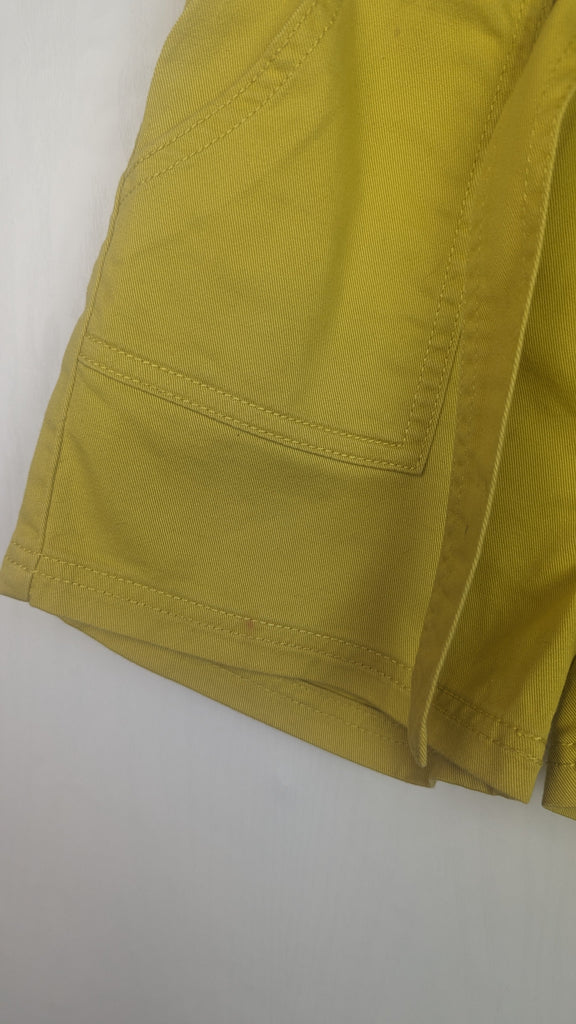 Boden Yellow Denim Shorts & Belt - Girls 7 Years Mini Boden Used, Preloved, Preworn & Second Hand Baby, Kids & Children's Clothing UK Online. Cheap affordable. Brands including Next, Joules, Nutmeg Morrisons, TU, F&F, H&M.