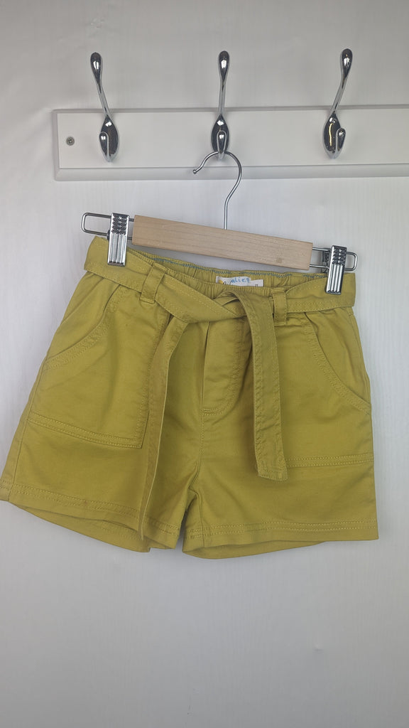 Boden Yellow Denim Shorts & Belt - Girls 7 Years Mini Boden Used, Preloved, Preworn & Second Hand Baby, Kids & Children's Clothing UK Online. Cheap affordable. Brands including Next, Joules, Nutmeg Morrisons, TU, F&F, H&M.