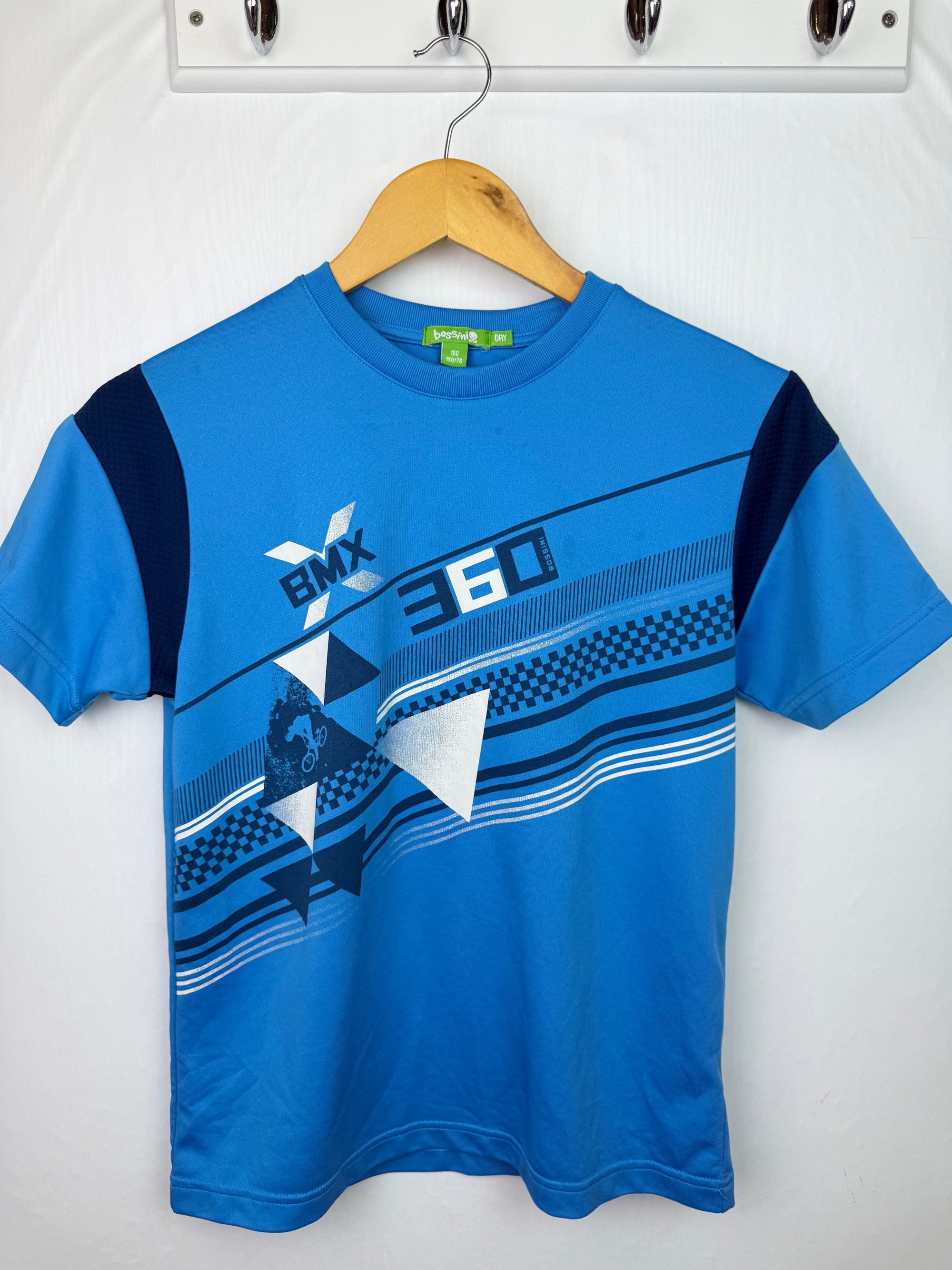 Bossini Blue BMX Top - Boys 11 - 12 Years - Little Ones Preloved. Second Hand Children's & Preloved Baby, Kids, Girls & Boys Clothes. UK online