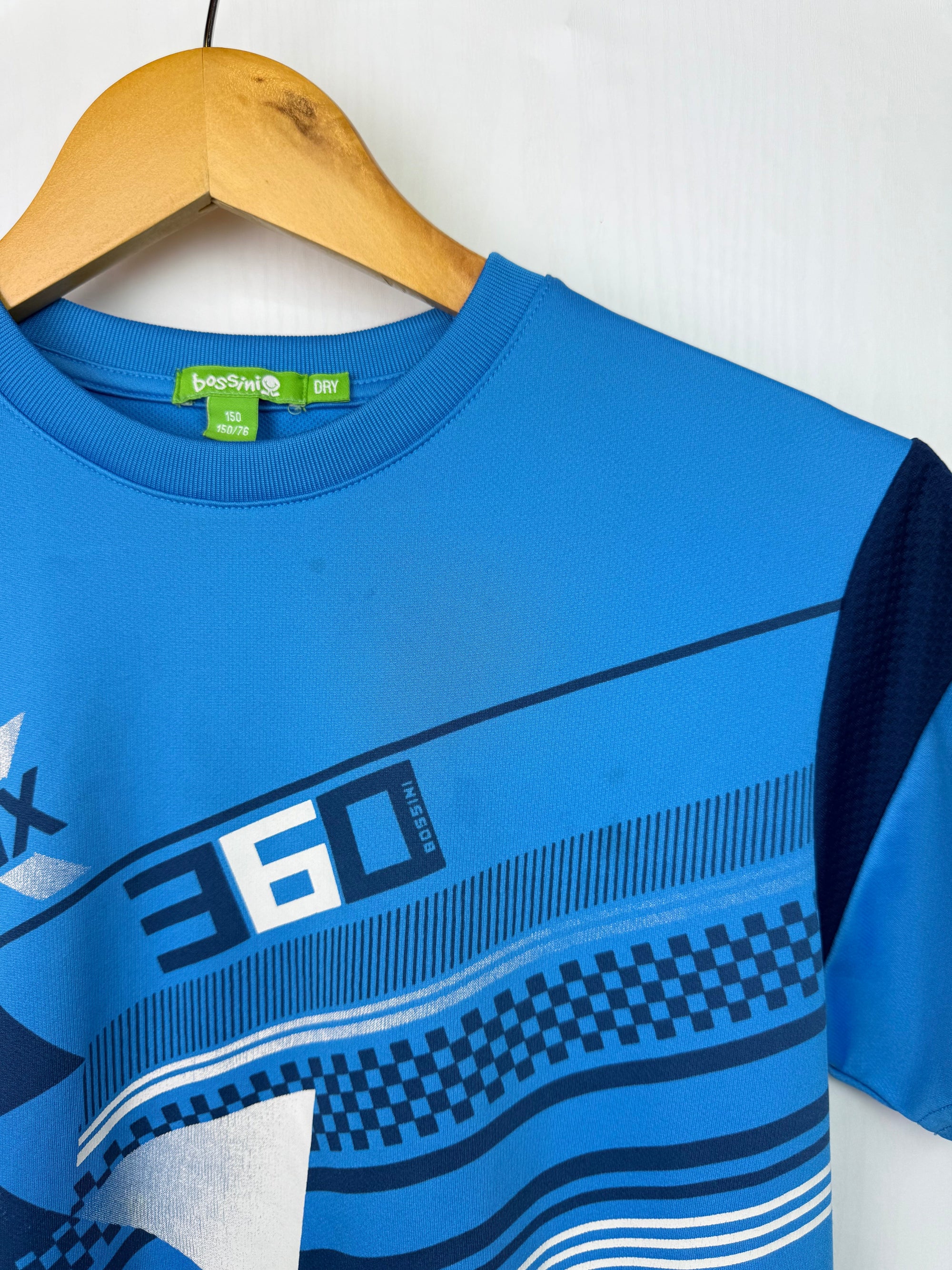 Bossini Blue BMX Top - Boys 11 - 12 Years - Little Ones Preloved. Second Hand Children's & Preloved Baby, Kids, Girls & Boys Clothes. UK online