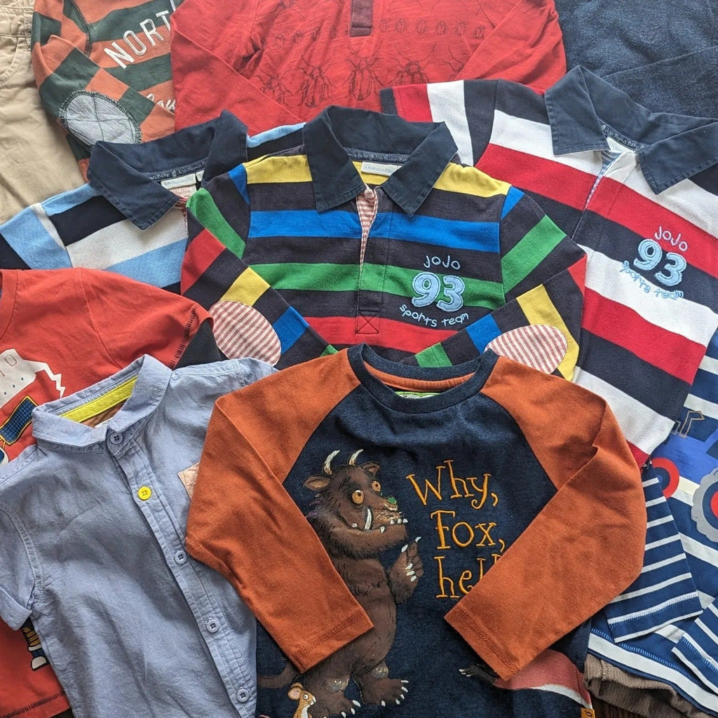 Boys Surprise Bundle Little Ones Preloved Used, Preloved, Preworn & Second Hand Baby, Kids & Children's Clothing UK Online. Cheap affordable. Brands including Next, Joules, Nutmeg Morrisons, TU, F&F, H&M.