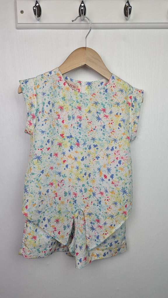 Brums Colour Splat Playsuit - Girls 3 Years Brums Used, Preloved, Preworn & Second Hand Baby, Kids & Children's Clothing UK Online. Cheap affordable. Brands including Next, Joules, Nutmeg Morrisons, TU, F&F, H&M.