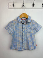 Cadet Rousselle Checked Shirt - Boys 2 Years - Little Ones Preloved. Second Hand Children's & Preloved Baby, Kids, Girls & Boys Clothes. UK online