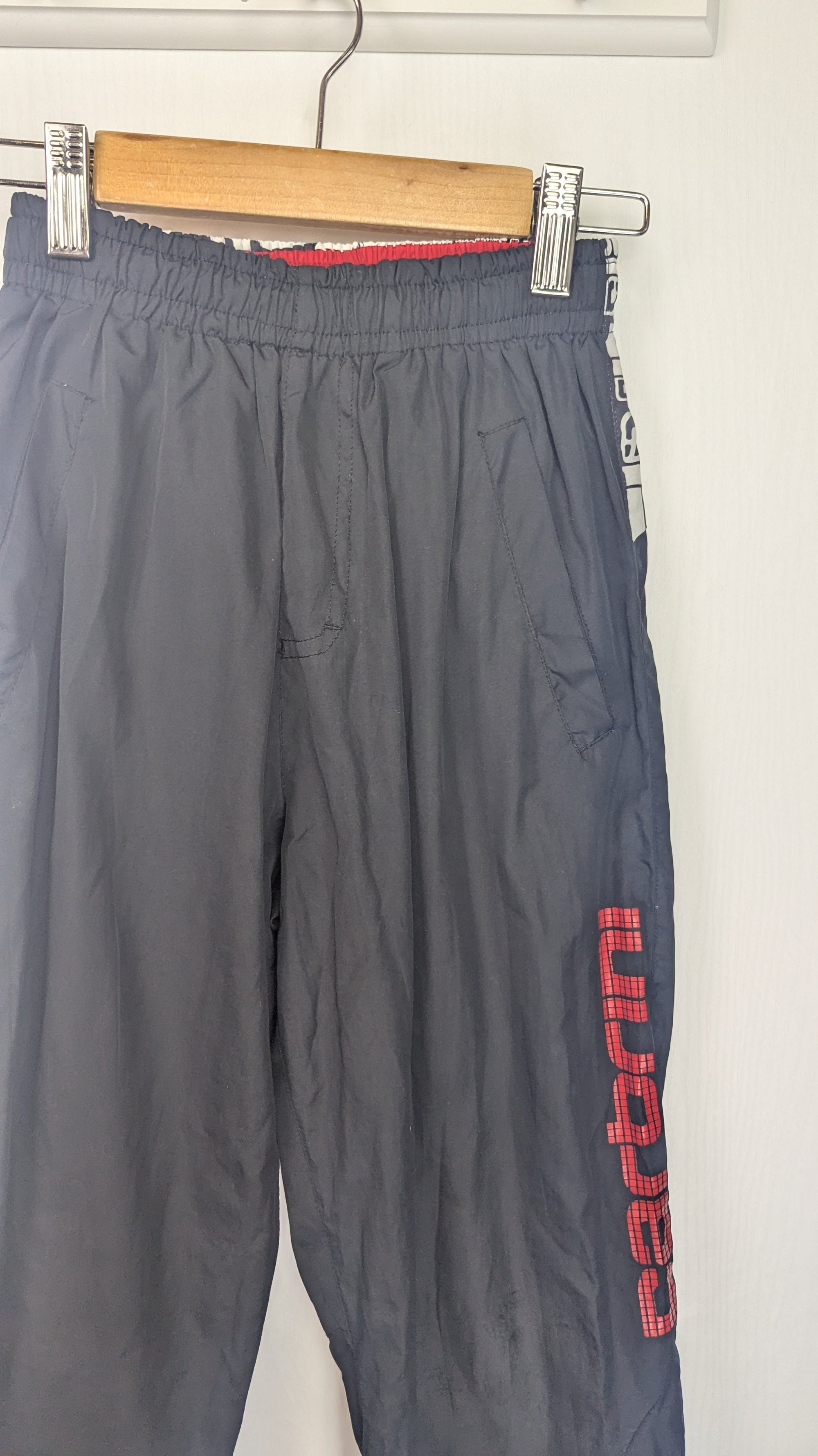 Carbrini Black & White Jogging Bottoms - Boys 10 - 11 Years - Little Ones Preloved. Second Hand Children's & Preloved Baby, Kids, Girls & Boys Clothes. UK online